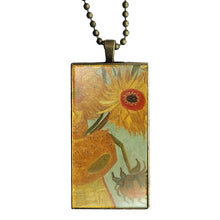 Load image into Gallery viewer, Vincent Van Gogh Sunflower Glass