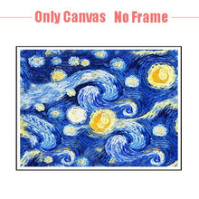 Load image into Gallery viewer, Starry Night Canvas Painting Decoration Room Decor