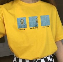 Load image into Gallery viewer, Van Gogh Van Goghing Van Gone Meme Funny T-Shirt Unisex