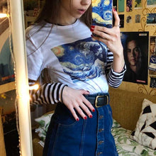 Load image into Gallery viewer, 2018 New Vincent Van Gogh Aesthetic  Women T Shirt