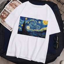 Load image into Gallery viewer, 2018 New Vincent Van Gogh Aesthetic  Women T Shirt