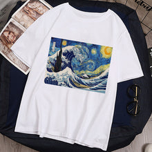 Load image into Gallery viewer, 2018 New Vincent Van Gogh Aesthetic  Women T Shirt