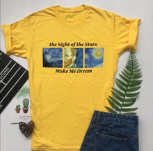 Load image into Gallery viewer, VINCENT VAN GOGH Quote on T-Shirt