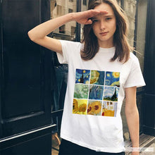 Load image into Gallery viewer, Summer Harajuku Van Gogh Oil Painting Lattice