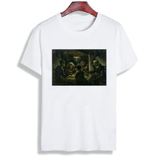 Load image into Gallery viewer, Cotton Tshirt Vincent Van Gogh Famous Painted Print Short Sleeve