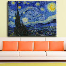 Load image into Gallery viewer, Starry Night Vincent van Gogh Art