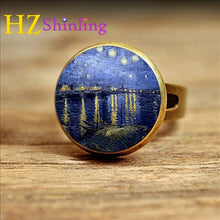 Load image into Gallery viewer, Handmade Keepsake Ring Art Painting