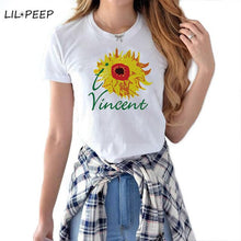 Load image into Gallery viewer, Sunflowers Aesthetic Women T Shirts